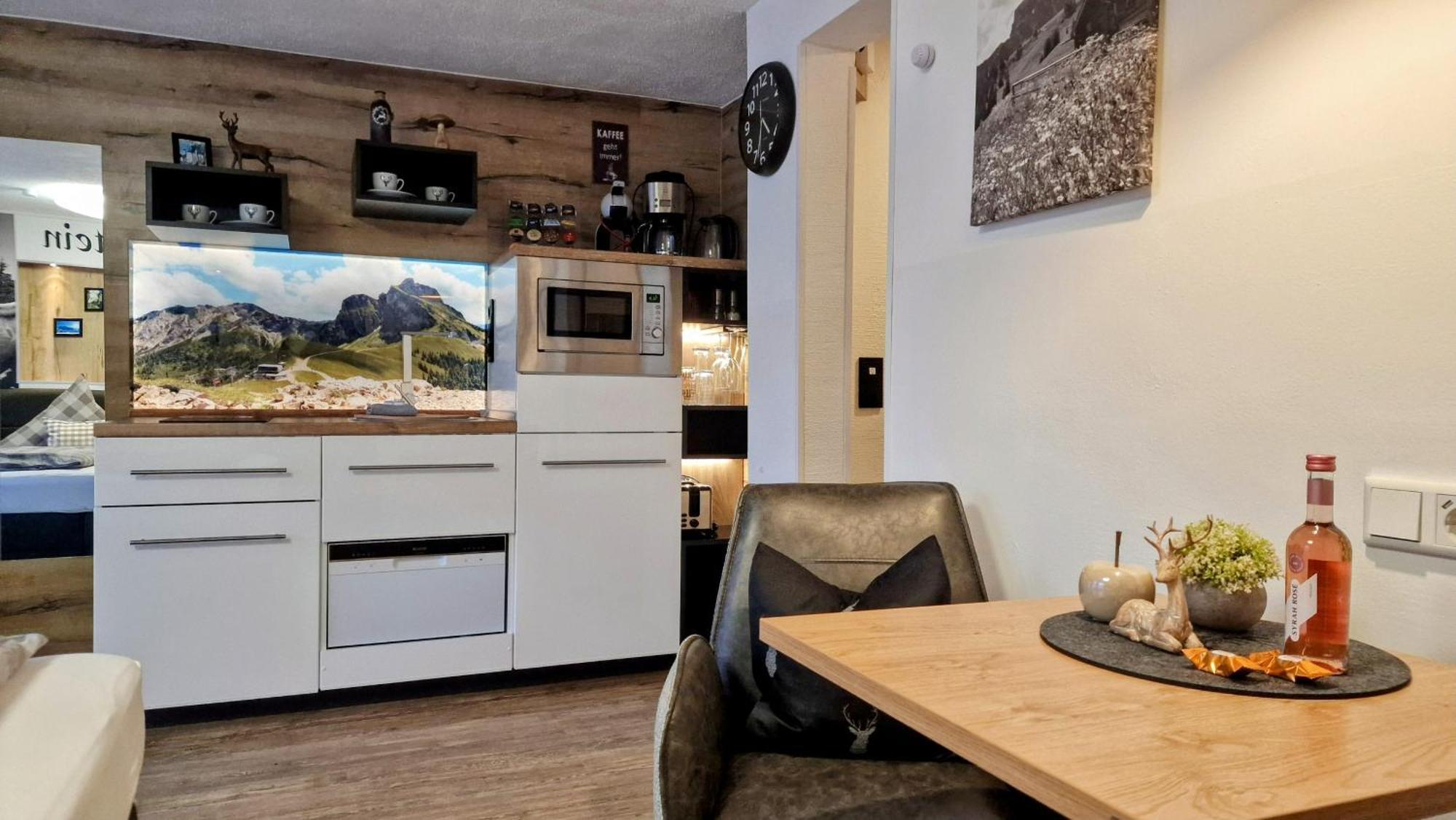 Nr 3 "Aggenstein"-Einzigartige Studio Mit Sued Balkon Inkl Koenigscard Pfronten Kültér fotó